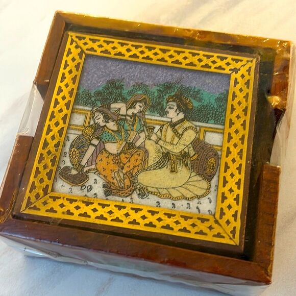 The Gem Stone Picture coasters NEW - Picture 1 of 5